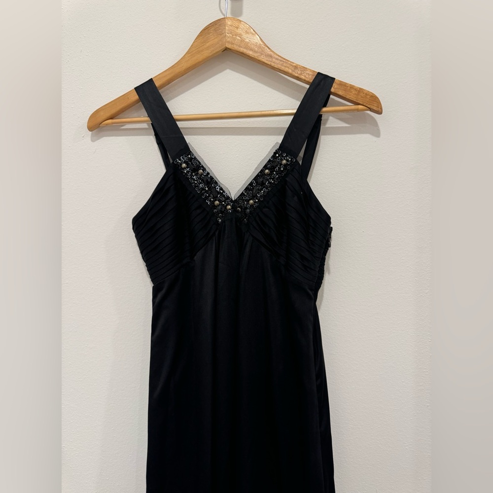 BCBG Max Azria Black Gown – Bead Detail